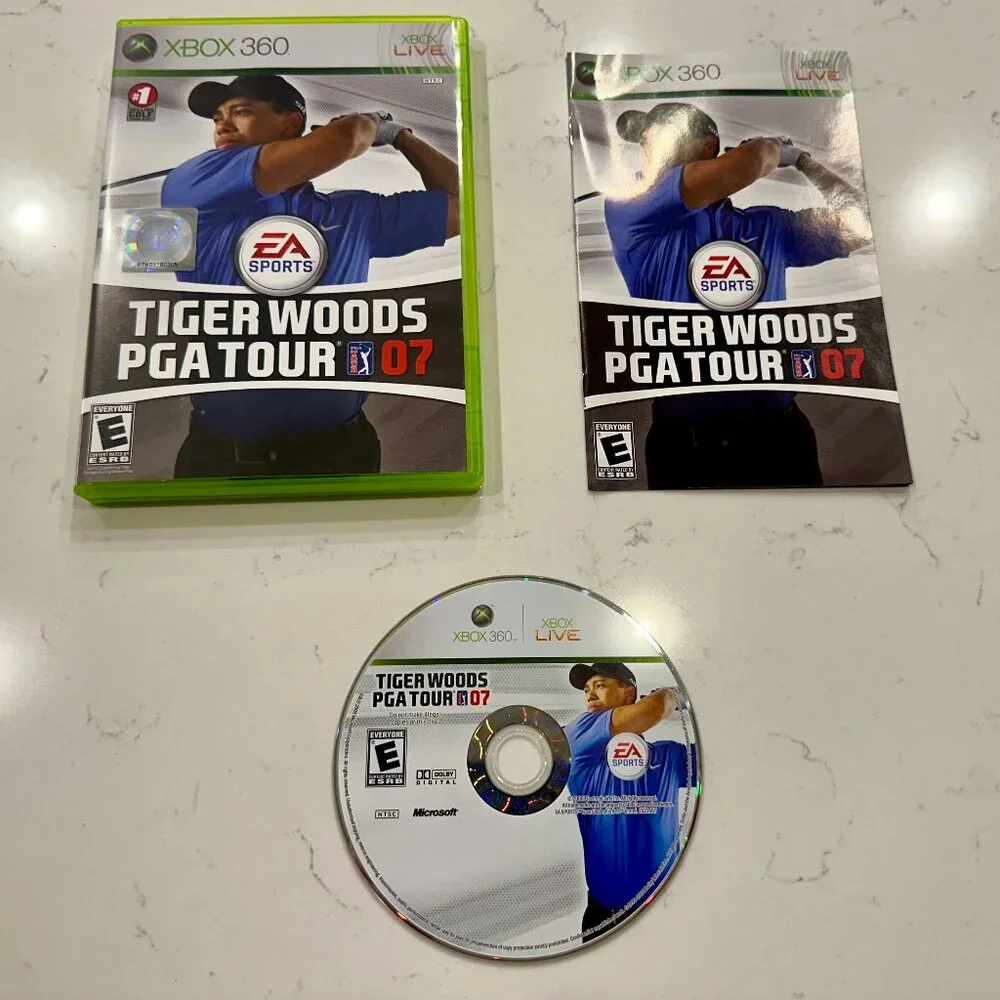 EA Sports Tiger Woods PGA Tour 2007 XBOX 360 - XBOX LIVE - Includes Manual